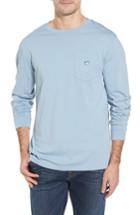 Men's Southern Tide Embroidered Long Sleeve T-shirt - Blue/green