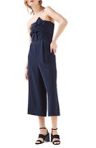 Women's Topshop Tie Twist Crop Jumpsuit