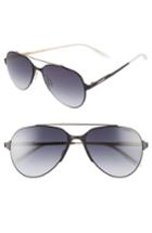 Women's Carrera Eyewear 55mm Aviator Sunglasses - Matte Black/ Gold