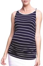 Women's The Urban Ma 'twist' Stripe Maternity Tank