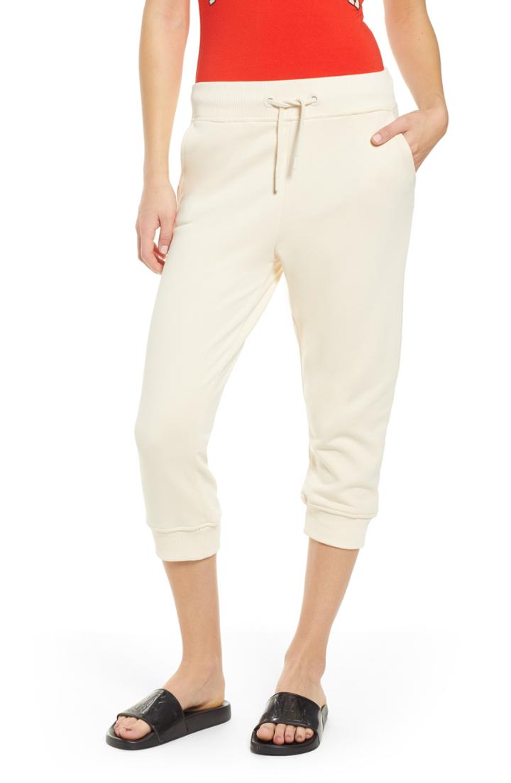 Women's Ivy Park Baseball Logo Crop Jogger Pants