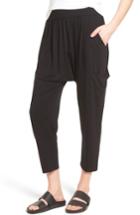 Women's Eileen Fisher Slouchy Jersey Crop Pants - Black