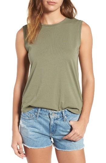 Women's Ag 'ashton' Muscle Tee - Green