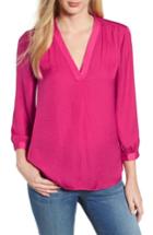 Women's Vince Camuto Rumple Fabric Blouse, Size - Pink