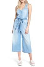 Women's 7 For All Mankind Denim Culotte Jumpsuit - Blue
