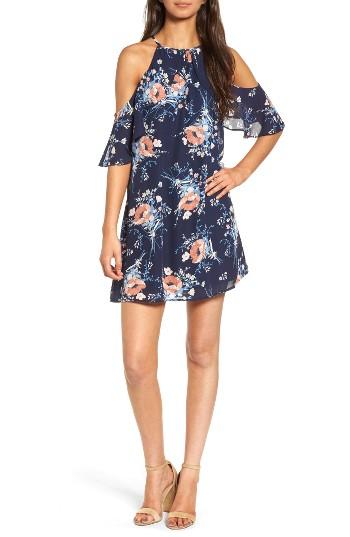 Women's Chelsea28 Off The Shoulder Shift Dress - Blue