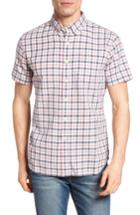 Men's Grayers Kilco Check Herringbone Sport Shirt - Pink
