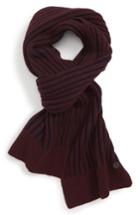Men's Ted Baker London Plaited Chunky Scarf, Size - Red