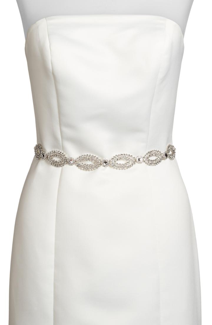 Women's Kate Spade New York Fish Eye Crystal Bridal Belt