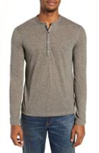 Men's John Varvatos Star Usa Neppy Henley T-shirt, Size - Green