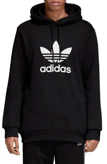 Men's Adidas Originals Trefoil Hoodie - Black