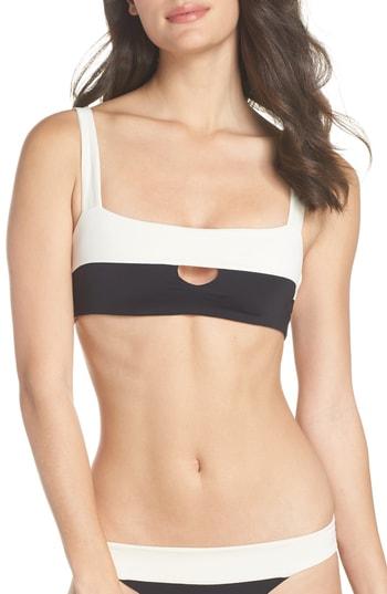Women's L Space Turlington Reversible Bikini Top - White