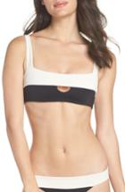 Women's L Space Turlington Reversible Bikini Top - White