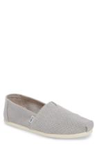 Men's Toms Alpargata Perforated Slip-on M - Grey