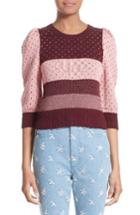 Women's Marc Jacobs Cotton Jacquard Sweater - Pink