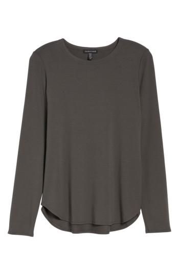 Women's Eileen Fisher Crewneck Top - Brown