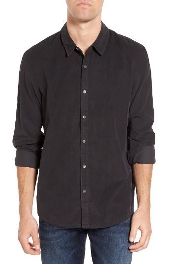 Men's James Perse Corduroy Sport Shirt (xl) - Grey