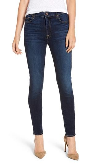 Women's 7 For All Mankind The High Waist Skinny Jeans - Blue
