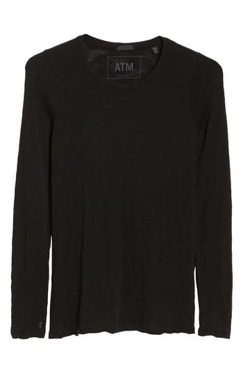 Women's Atm Anthony Thomas Melillo Destroyed Wash Tee