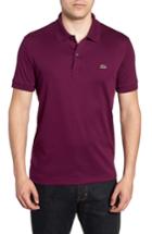 Men's Lacoste Jersey Interlock Fit Polo, Size 4(m) - Purple