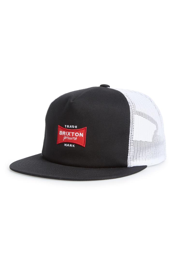 Men's Brixton Mesh Back Cap - Black