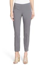 Women's Lafayette 148 New York 'stanton' Slim Leg Ankle Pants - Grey