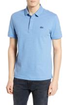 Men's Lacoste Paris Fit Stretch Polo, Size 3(s) - Blue