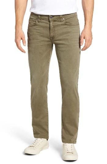 Men's Fidelity Denim Jimmy Slim Straight Leg Jeans - Beige