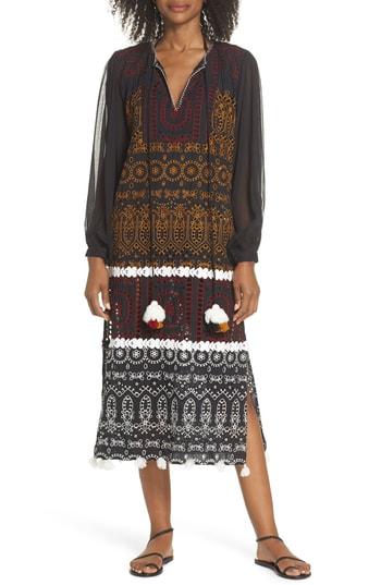 Women's Hemant & Nandita Cover-up Caftan - Black