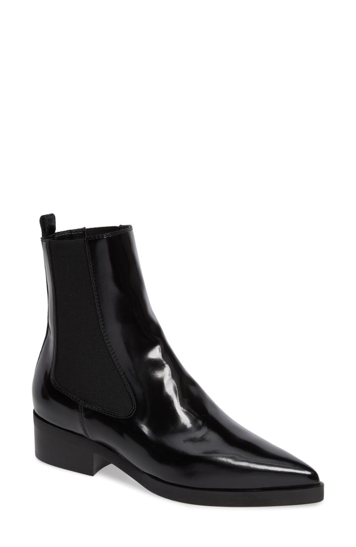 Women's Stella Mccartney Pointy Toe Bootie .5us / 36.5eu - Black