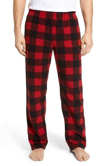 Men's The North Face Glacier Fleece Pants, Size - Red