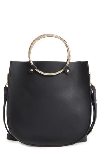 Bp. Metal Ring Crossbody Bag - Black