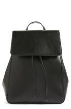 Sole Society Ivan Faux Leather Backpack - Black