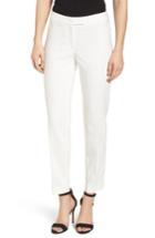 Women's Anne Klein Bowie Cotton Blend Suit Pants - White