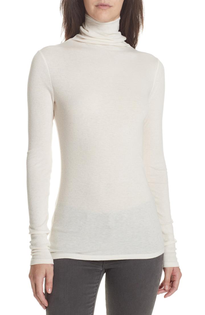 Women's La Vie Rebecca Taylor Spiral Cable Wool Blend Sweater - Blue