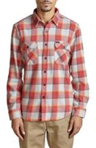 Men's Brixton Bowery Flannel Shirt - Red