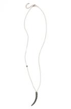 Women's Panacea Pave Horn Pendant Necklace