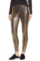 Women's Hue Metallic Denim Leggings - Metallic