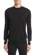 Men's Givenchy Contrast Bands Wool Sweater