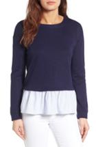 Women's Gibson Layer Look Sweatshirt - Blue