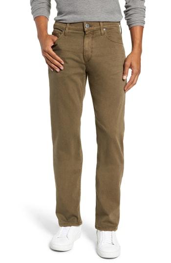 Men's Paige Transcend - Normandie Straight Leg Jeans - Green