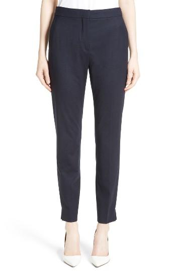 Women's Max Mara Maser Crop Stretch Wool Pants