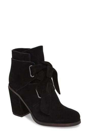 Women's Splendid Rhiannon Lace-up Bootie .5 M - Black