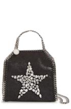 Stella Mccartney Tiny Falabella Faux Leather Crossbody Bag - Black