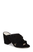 Women's Kenneth Cole New York Laken Ruffle Cross Strap Sandal M - Black