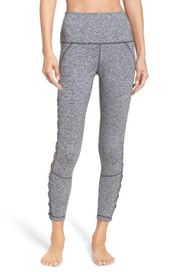 Women's Zella Lace It Up High Waist Crop Leggings