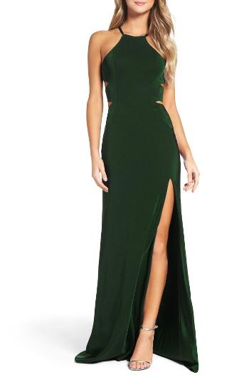 Women's La Femme Satin Gown