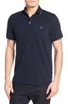 Men's Ted Baker London Clay Textured Collar Polo (s) - Blue