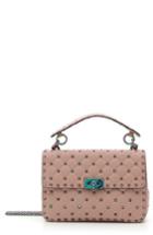 Valentino Garavani Rockstud Lambskin Leather Shoulder Bag - Pink