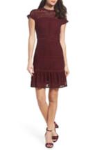 Women's Foxiedox Ellie Fit & Flare Lace Dress - Red